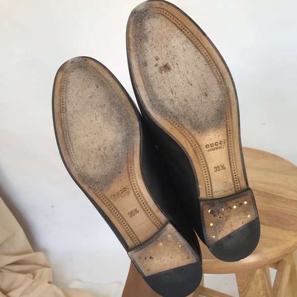 GUCCI JORDAAN LEATHER LOAFER - Picture 6 of 7